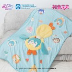 Vocaloid Hatsune Miku Minidoll Miku Merch Yummy Series Warm Throw Pillow Plush Blanket
